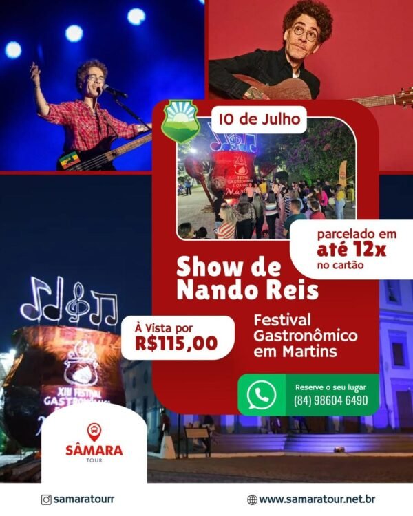 BATE E VOLTA - Martins/RN Festival Gastronômico (10 de julho)